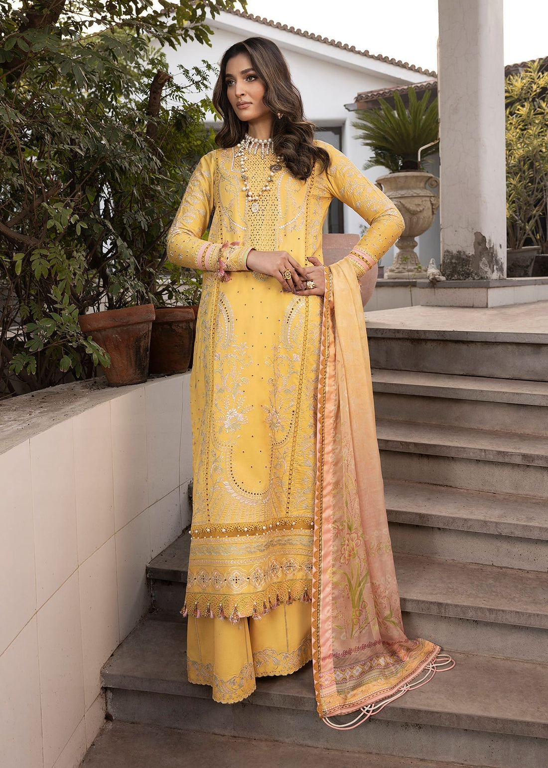 Shurooq | Luxury Lawn 25 | Abigail - Official Shurooq stockist in UK - Sakeena London