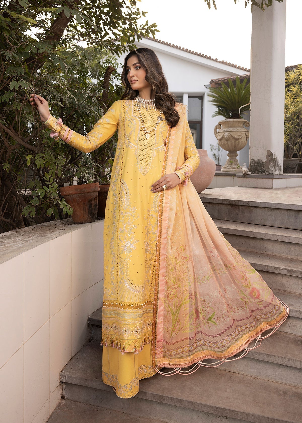 Shurooq | Luxury Lawn 25 | Abigail - Official Shurooq stockist in UK - Sakeena London