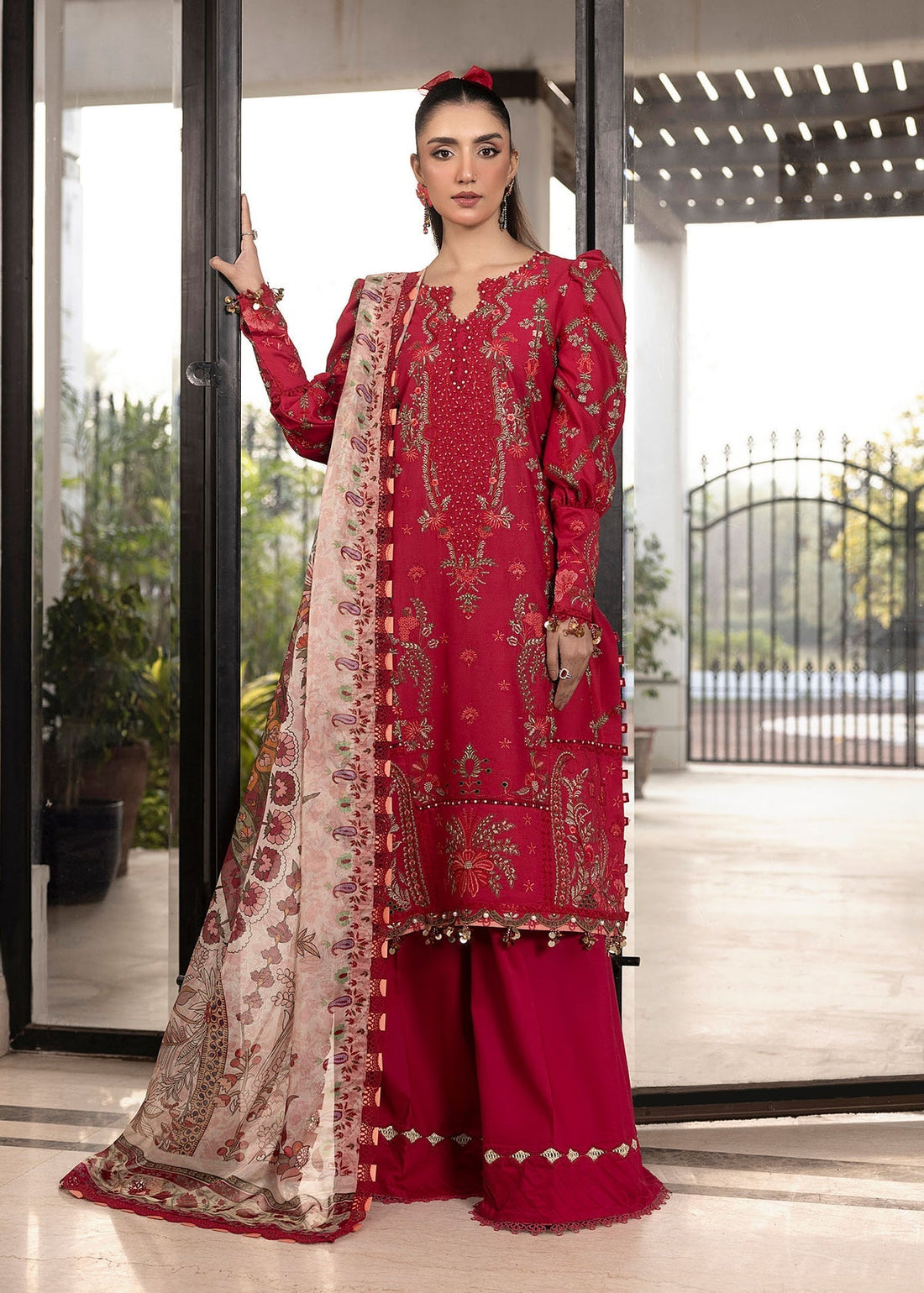 Shurooq | Luxury Lawn 25 | Lina - Official Shurooq stockist in UK - Sakeena London