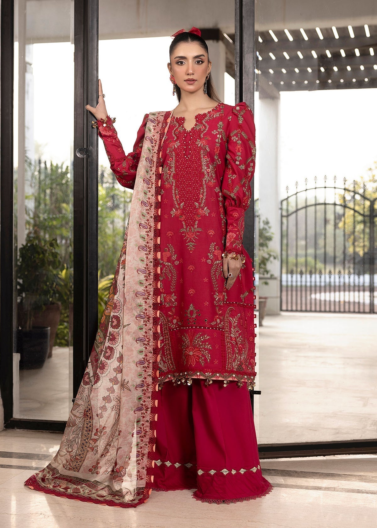 Shurooq | Luxury Lawn 25 | Lina - Official Shurooq stockist in UK - Sakeena London