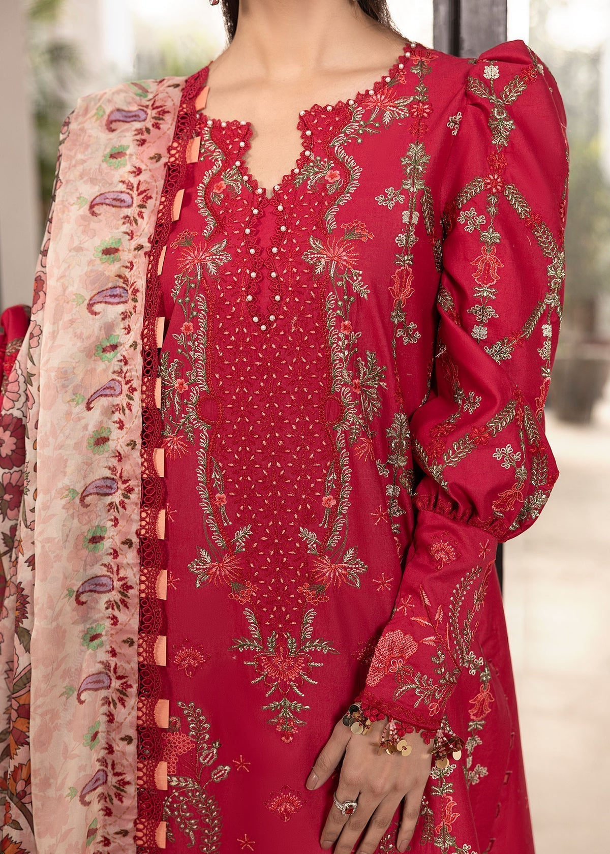 Shurooq | Luxury Lawn 25 | Lina - Official Shurooq stockist in UK - Sakeena London