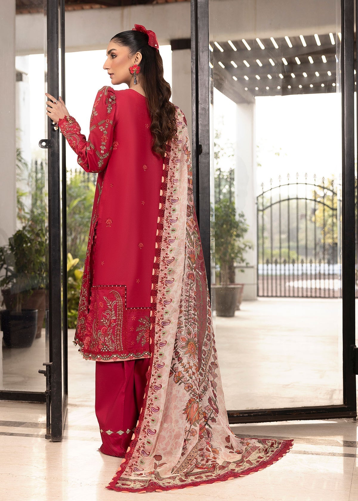 Shurooq | Luxury Lawn 25 | Lina - Official Shurooq stockist in UK - Sakeena London