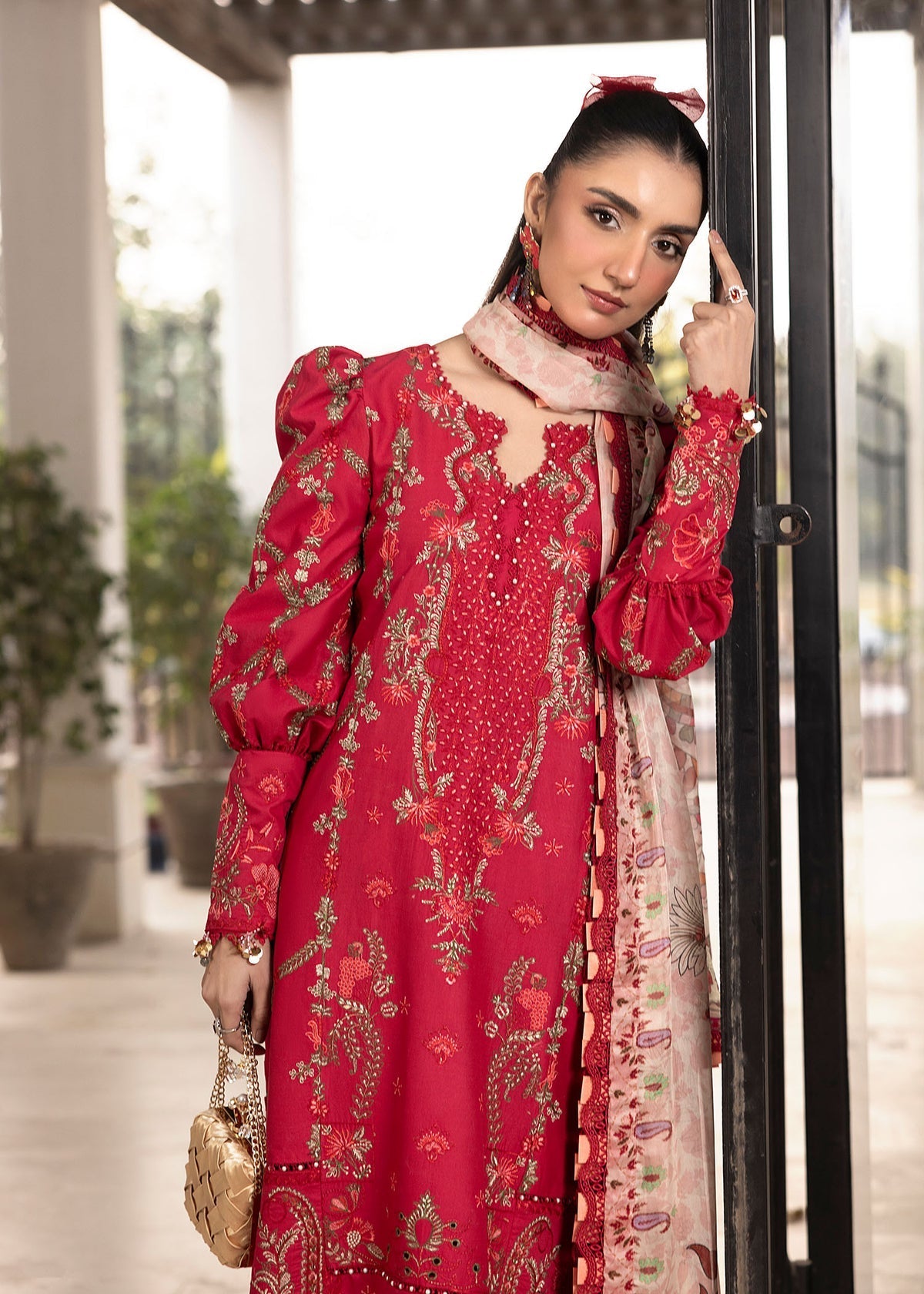 Shurooq | Luxury Lawn 25 | Lina - Official Shurooq stockist in UK - Sakeena London