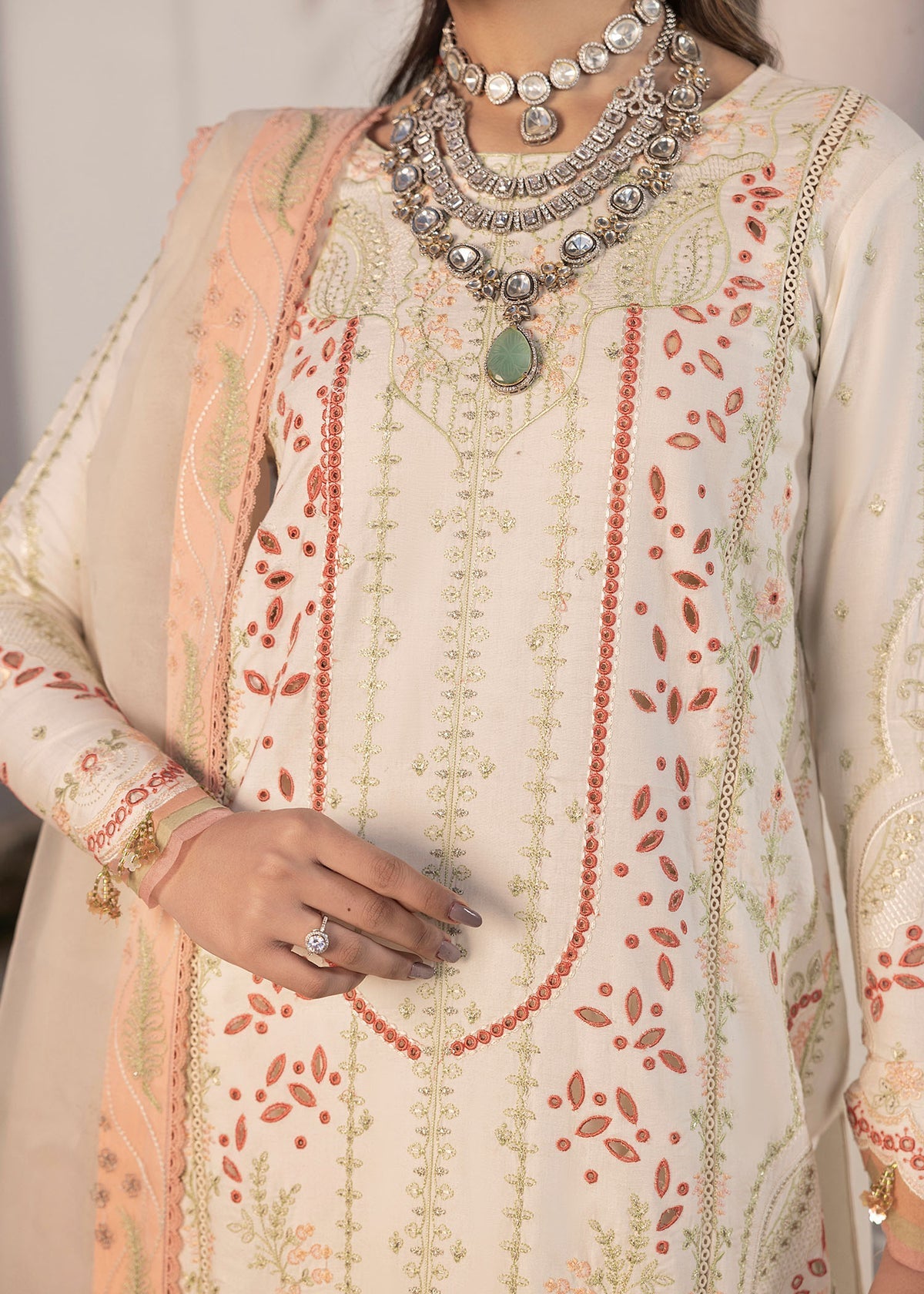 Shurooq | Luxury Lawn 25 | Nora - Official Shurooq stockist in UK - Sakeena London