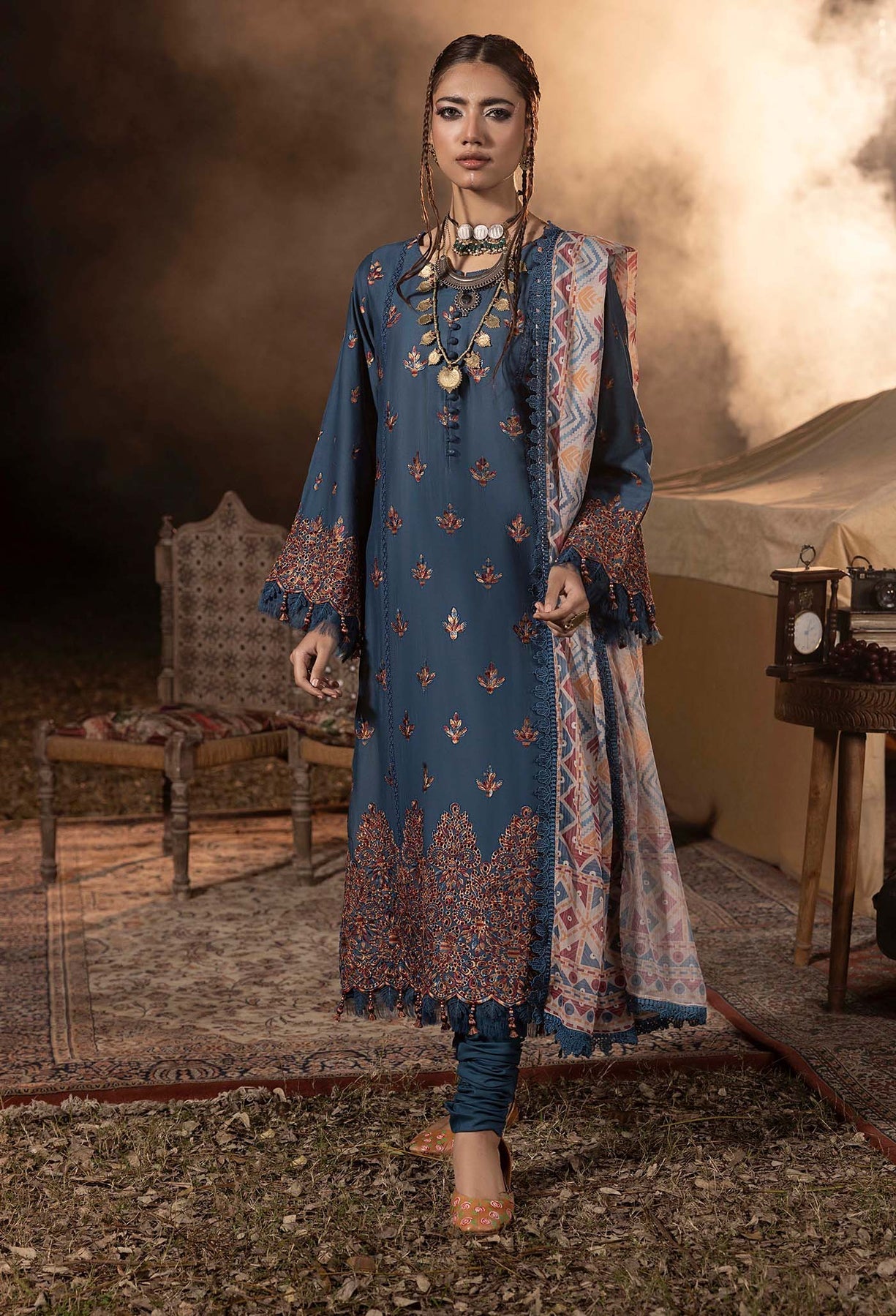 Adans Libas | Multikari 25 | MULTIKAARI 3037 - Official Adans Libas stockist in UK - Sakeena London