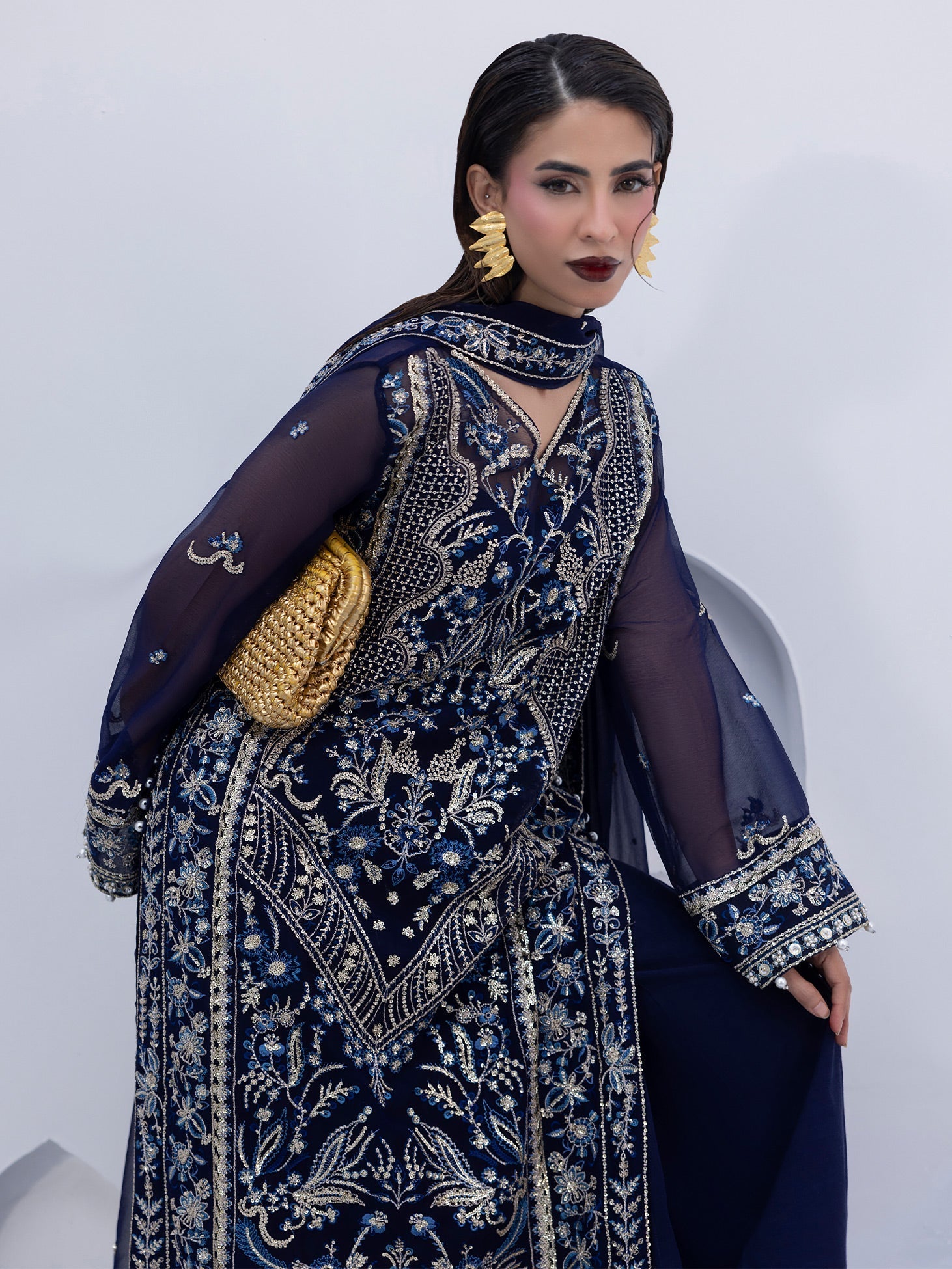 Gulaal | Maeri Luxury Chiffon 26 | Lueur
