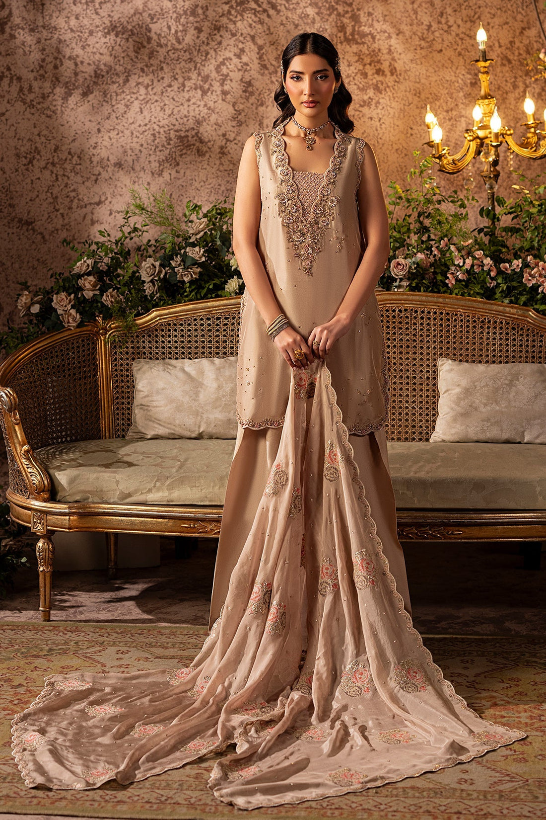 Mina Kashif | Loona formals 25 | Garnet - Official Mina Kashif stockist in UK - Sakeena London