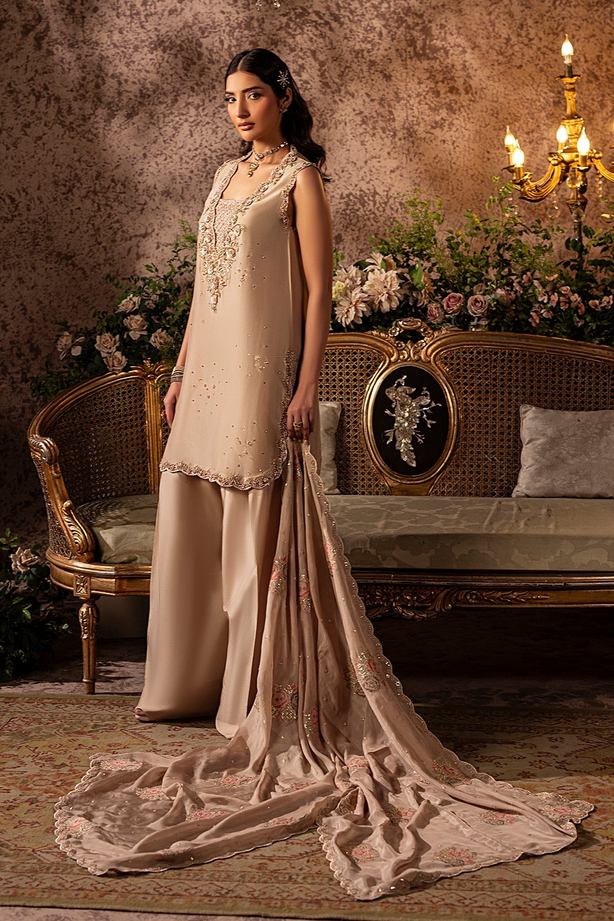 Mina Kashif | Loona formals 25 | Garnet - Official Mina Kashif stockist in UK - Sakeena London