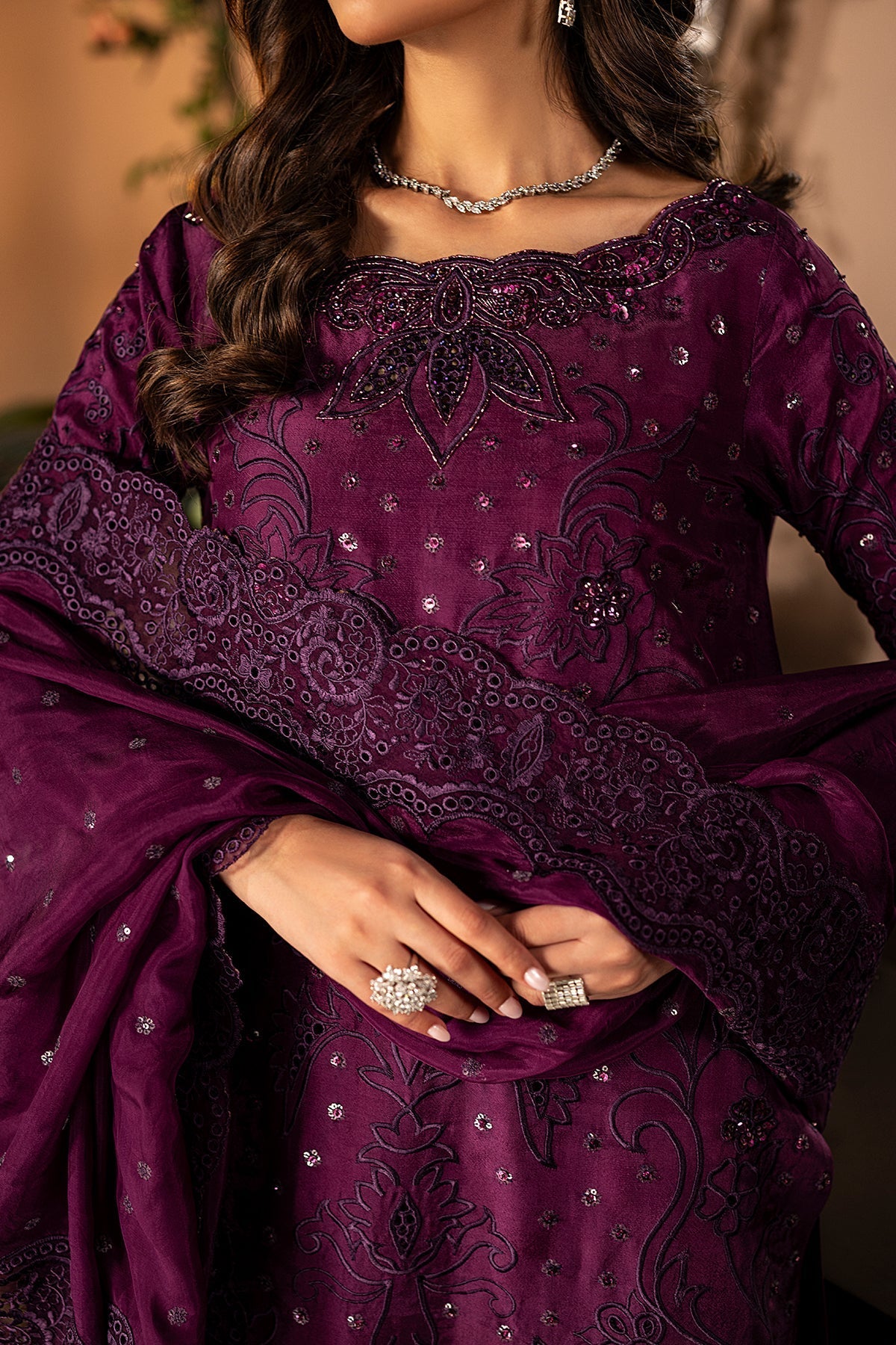 Mina Kashif | Loona Lawn 25 | Jade - Official Mina Kashif stockist in UK - Sakeena London