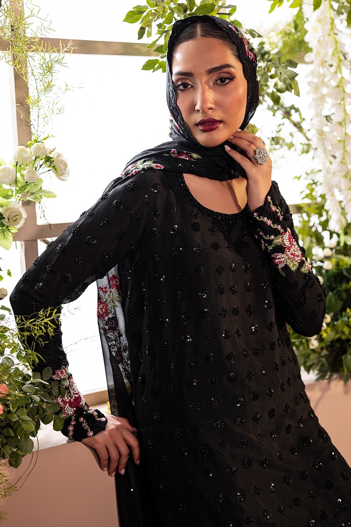 Mina Kashif | Loona Lawn 25 | Opal - Official Mina Kashif stockist in UK - Sakeena London