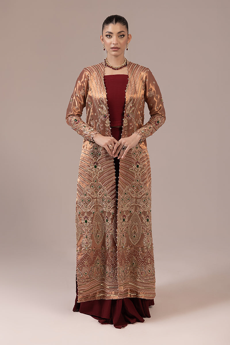 Malook | Mahrosh Luxury Formals | Cinnamon - Official Malook stockist in UK - Sakeena London