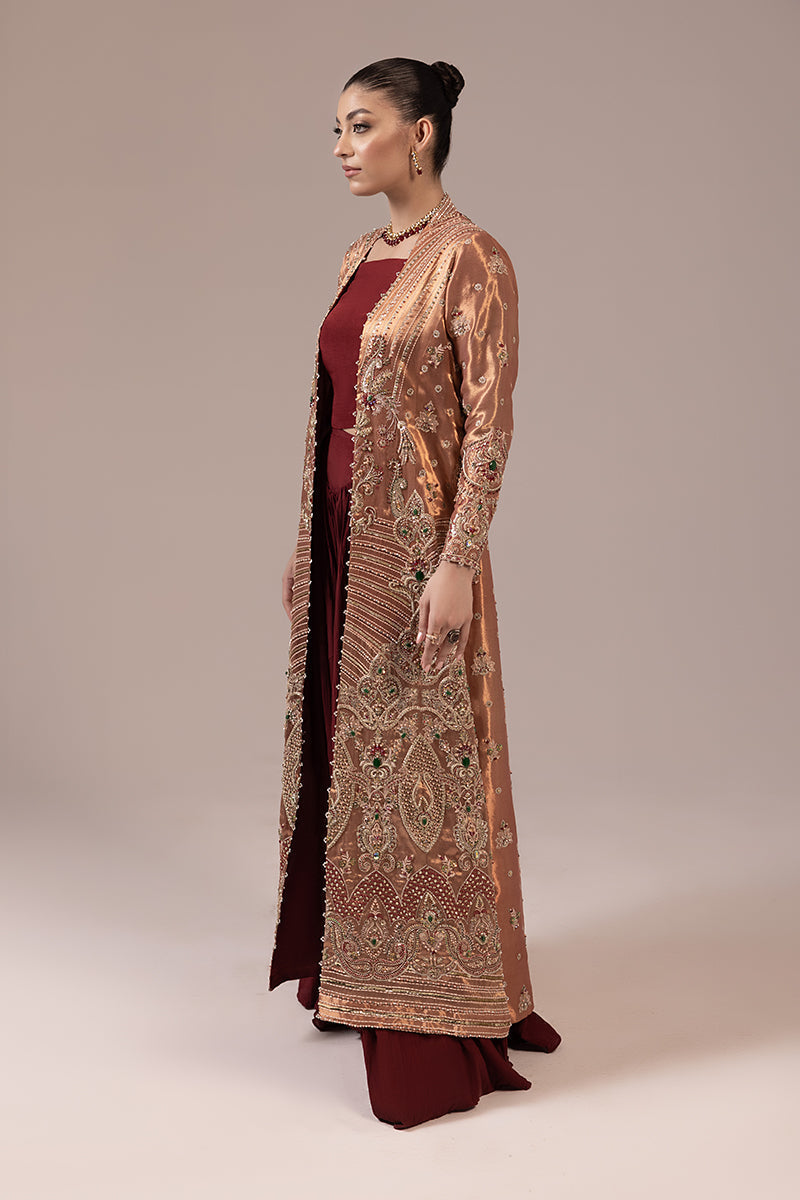 Malook | Mahrosh Luxury Formals | Cinnamon - Official Malook stockist in UK - Sakeena London
