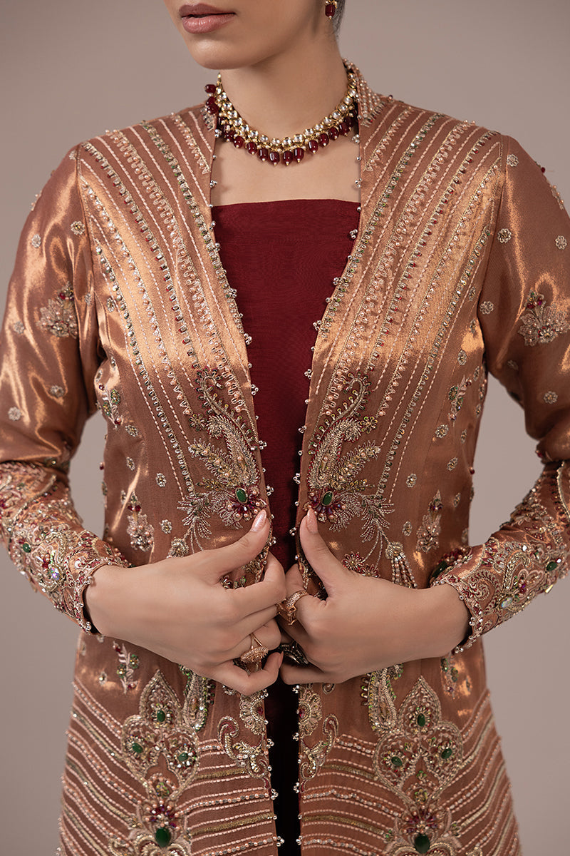 Malook | Mahrosh Luxury Formals | Cinnamon - Official Malook stockist in UK - Sakeena London