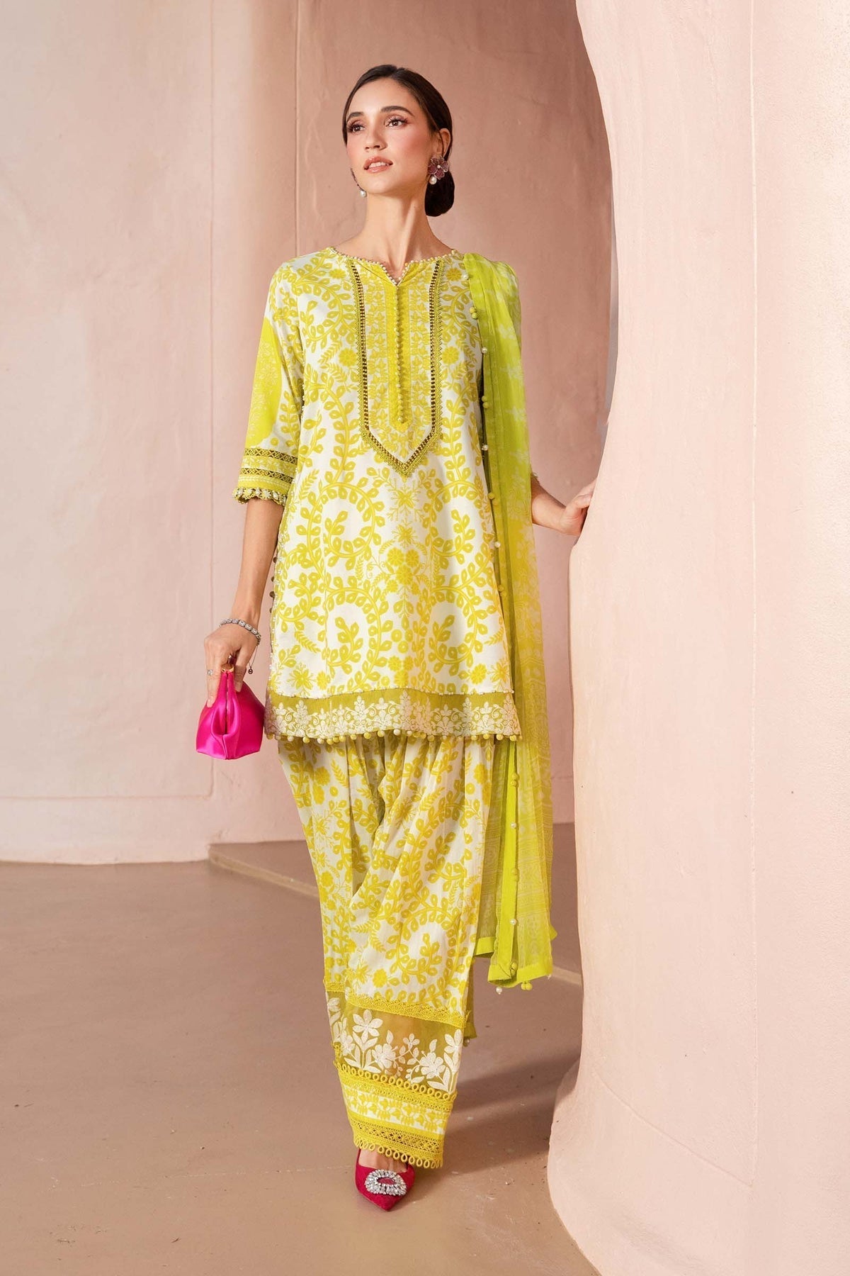 Maria B | M Prints 25 | MPT-2504-A - Official Maria B stockist in UK - Sakeena London