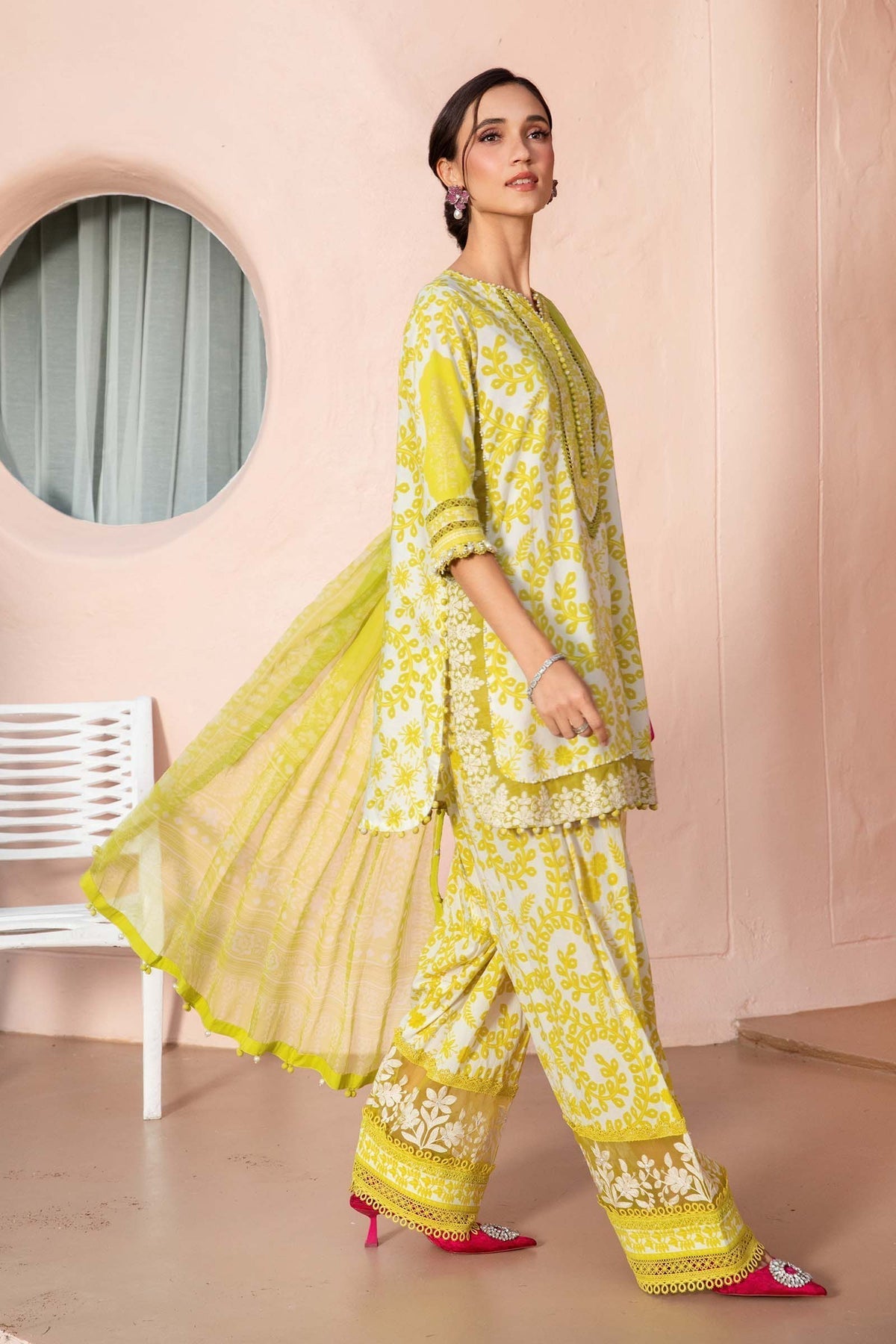 Maria B | M Prints 25 | MPT-2504-A - Official Maria B stockist in UK - Sakeena London