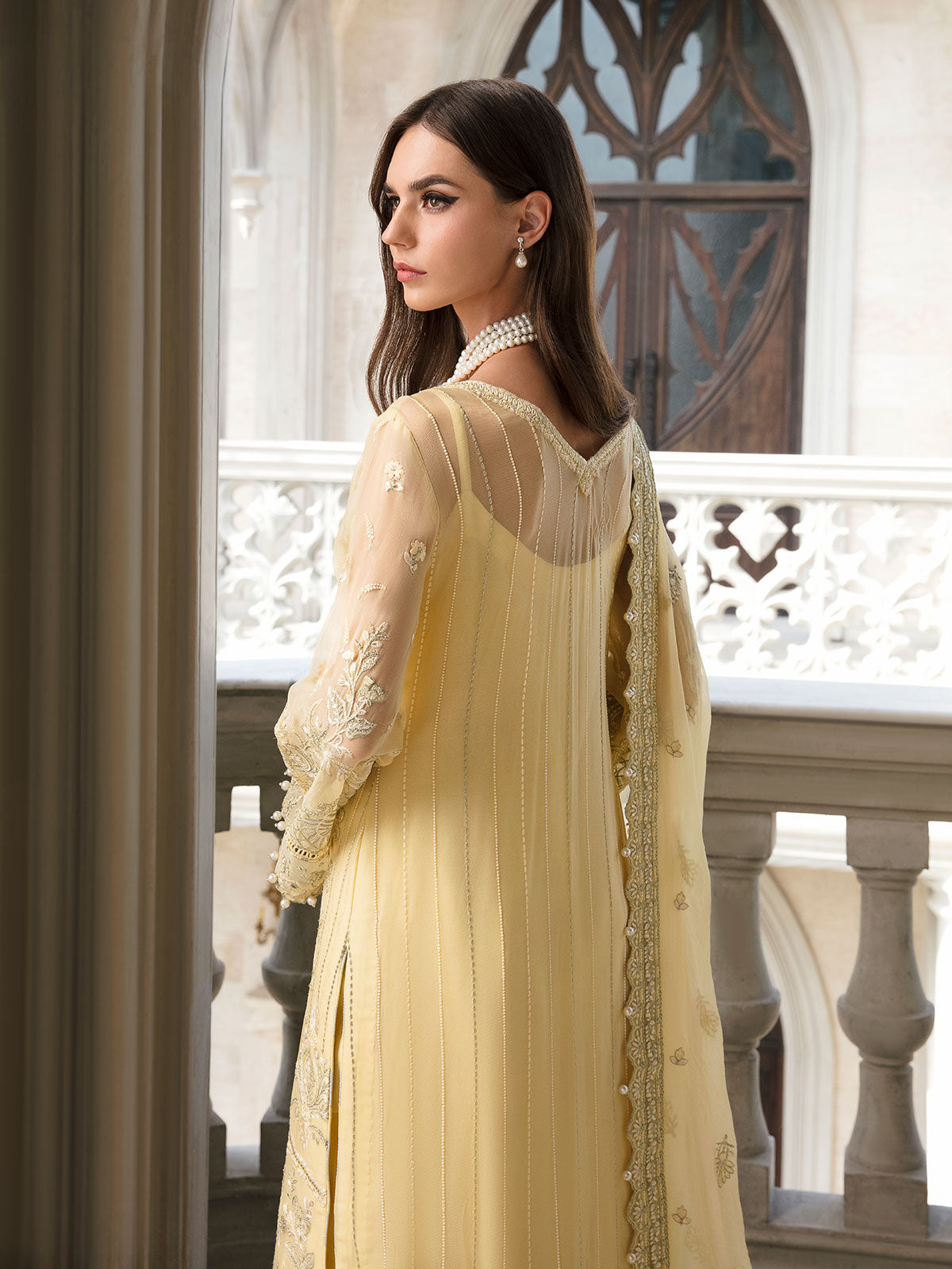 Gulaal | Embroidered Chiffon | SAHAR 04 - Official Gulaal stockist in UK - Sakeena London
