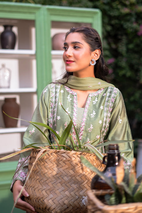 Kross Kulture | Luxury Baharaneh | MINTY GLAZE KLX-00736 - Official Kross Kulture stockist in UK - Sakeena London
