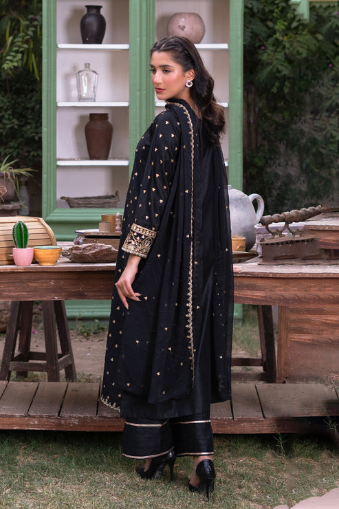 Kross Kulture | Luxury Baharaneh | Baharaneh (Black) KLX-00929 - Official Kross Kulture stockist in UK - Sakeena London