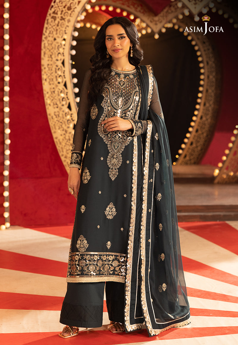 Asim Jofa | Festive Collection 25 | AJLLF-08 - Official Asim Jofa stockist in UK - Sakeena London