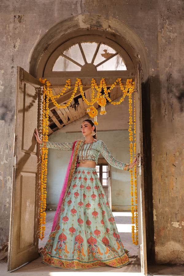 Wahaj M Khan | Banno Wedding Formals | Ferozi DP Bano LC - Official Wahaj M Khan stockist in UK - Sakeena London