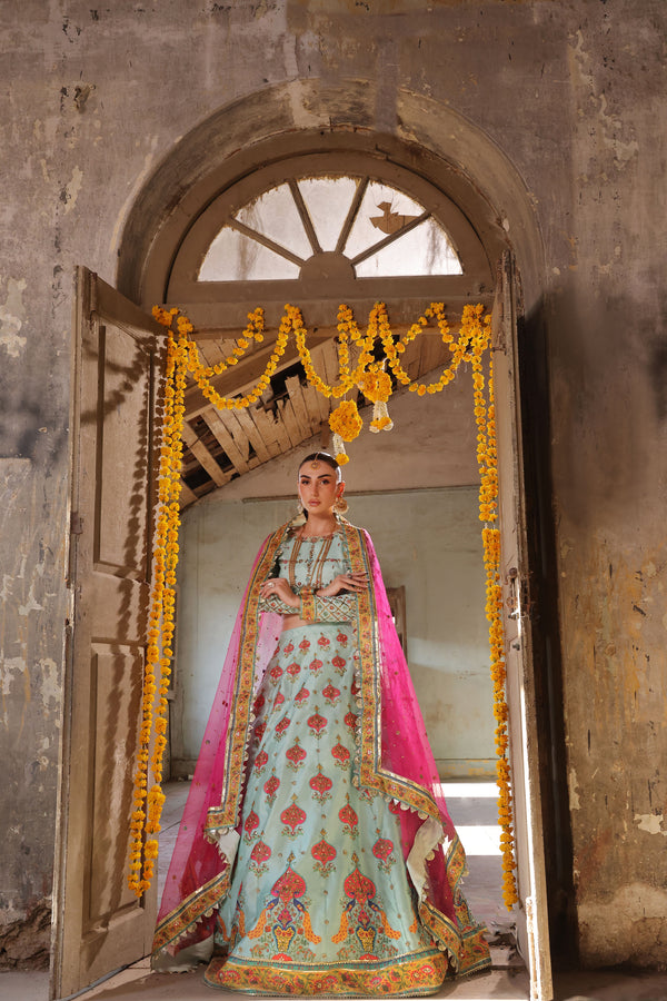 Wahaj M Khan | Banno Wedding Formals | Ferozi DP Bano LC - Official Wahaj M Khan stockist in UK - Sakeena London