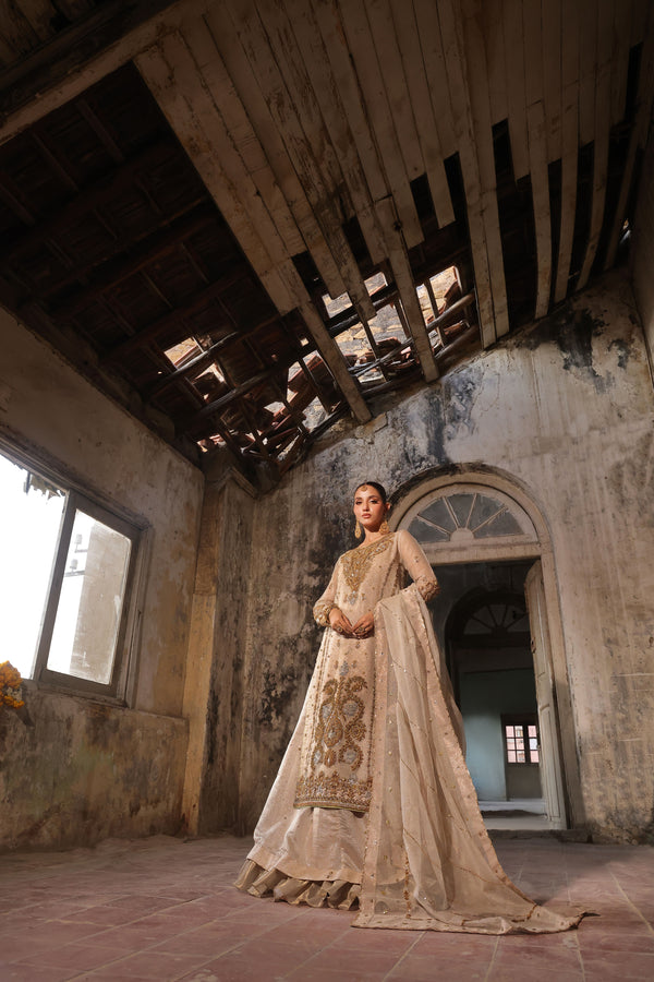 Wahaj M Khan | Banno Wedding Formals | Ivory Bano Qazmi - Official Wahaj M Khan stockist in UK - Sakeena London