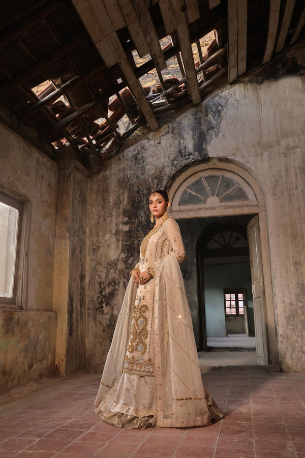 Wahaj M Khan | Banno Wedding Formals | Ivory Bano Qazmi - Official Wahaj M Khan stockist in UK - Sakeena London