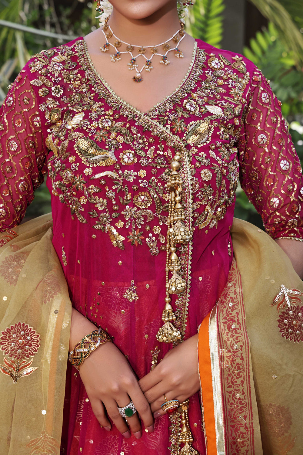 Wahaj M Khan | Nur Festive | Gulnur Angharka Block Set