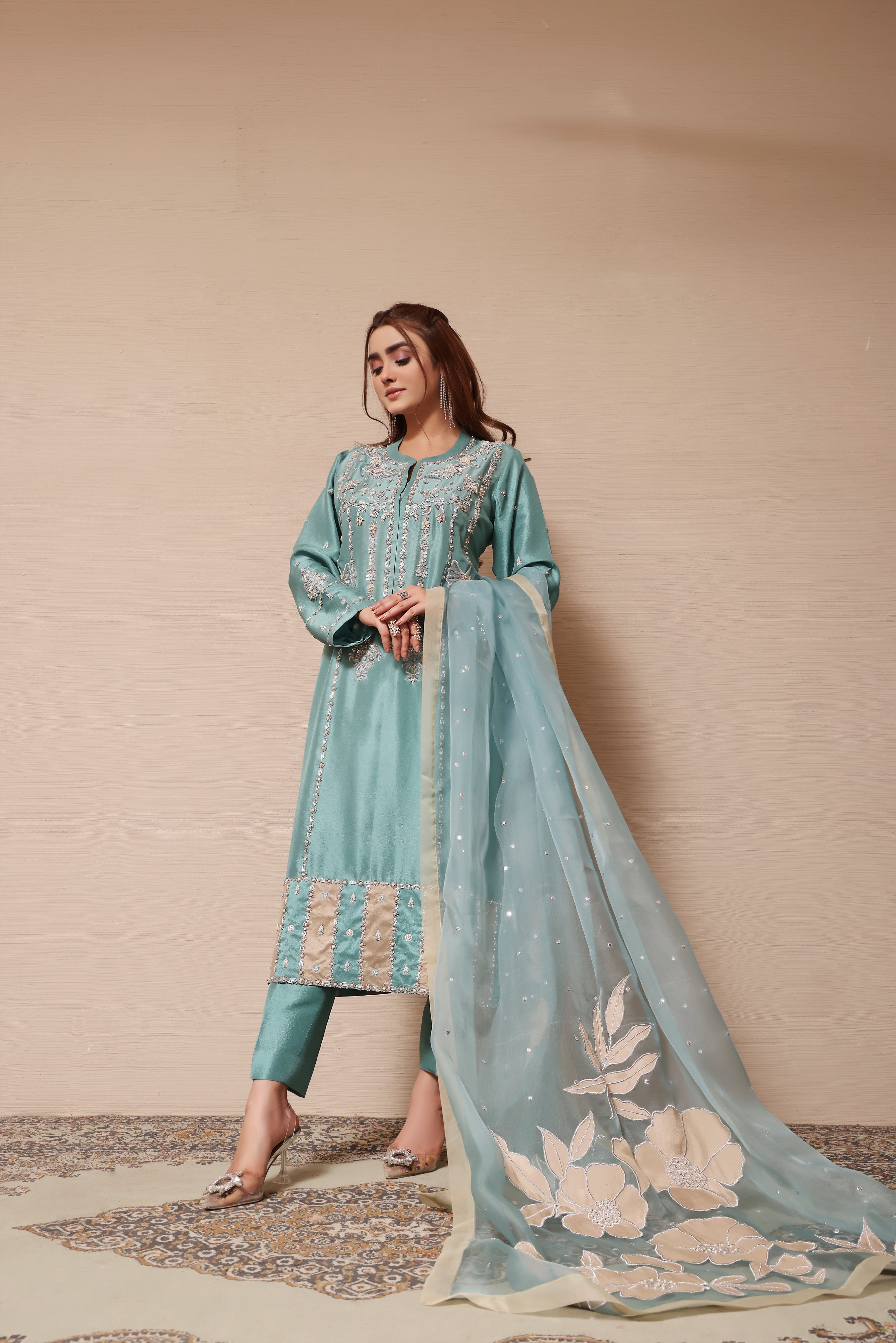 Mona Imran | Melange Formals | DE LUXE- 02 - Official Mona Imran stockist in UK - Sakeena London