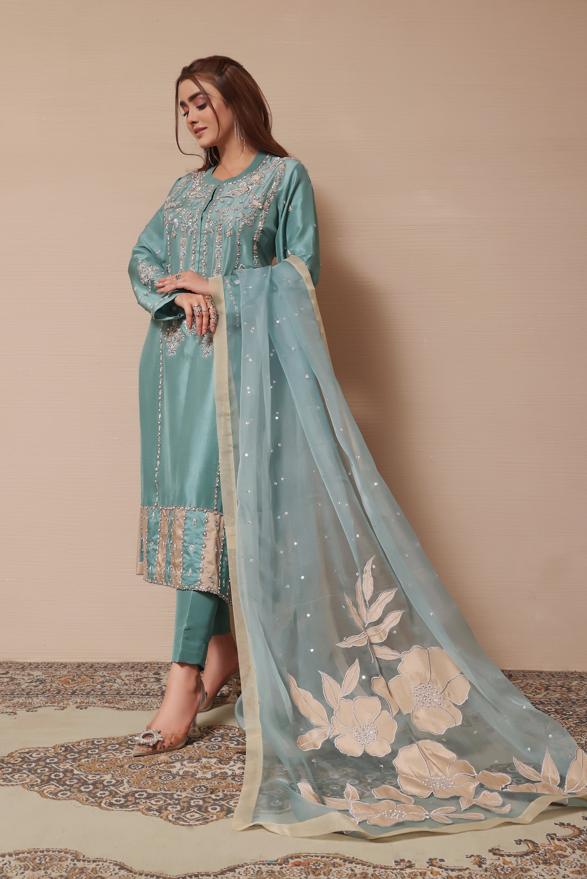 Mona Imran | Melange Formals | DE LUXE- 02 - Official Mona Imran stockist in UK - Sakeena London