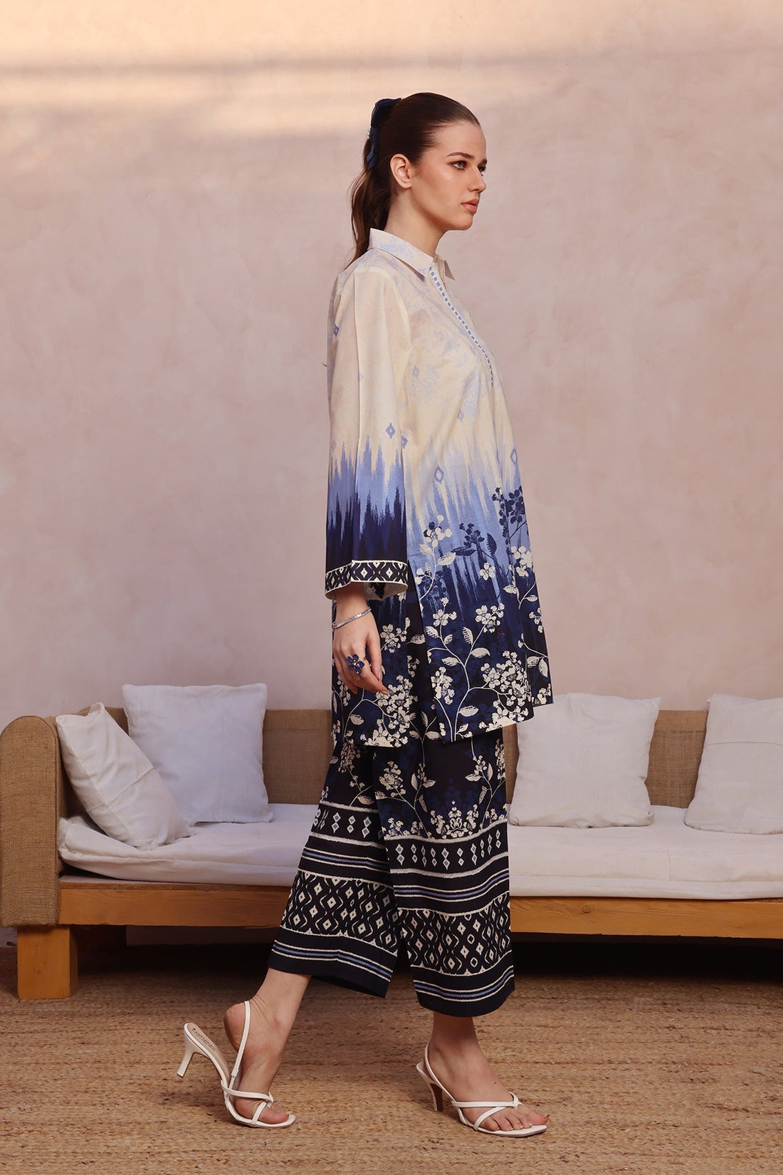 Sahar | Selene 25 | Blue Moon Garden - Official Sahar stockist in UK - Sakeena London