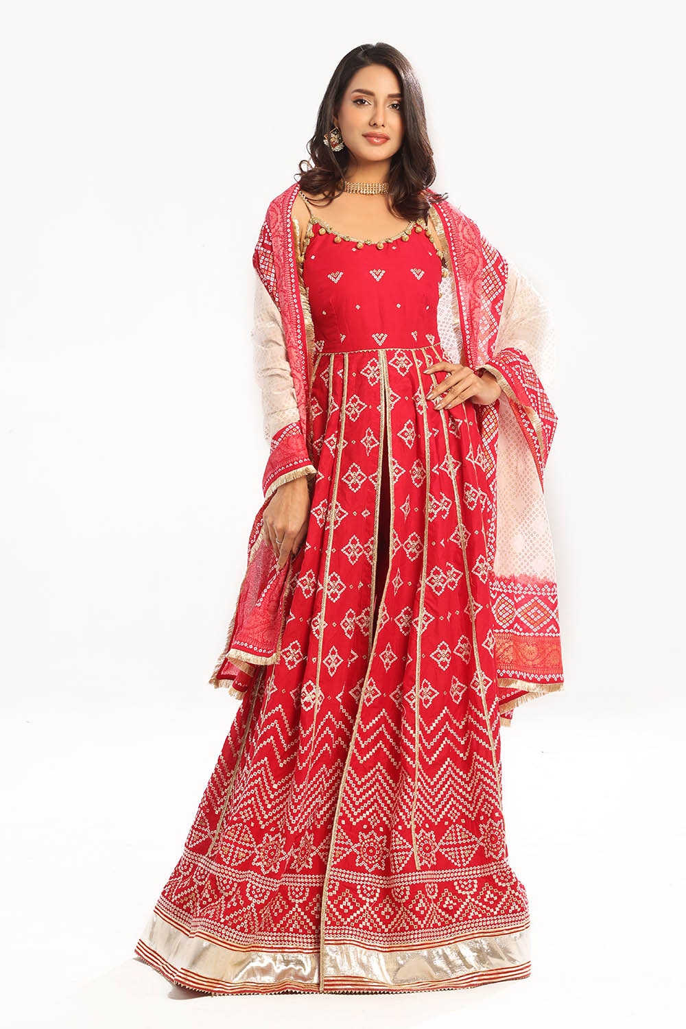 Gul Ahmed | Chunri Lawn 25 | CL-52442 - Official Gul Ahmed stockist in UK - Sakeena London