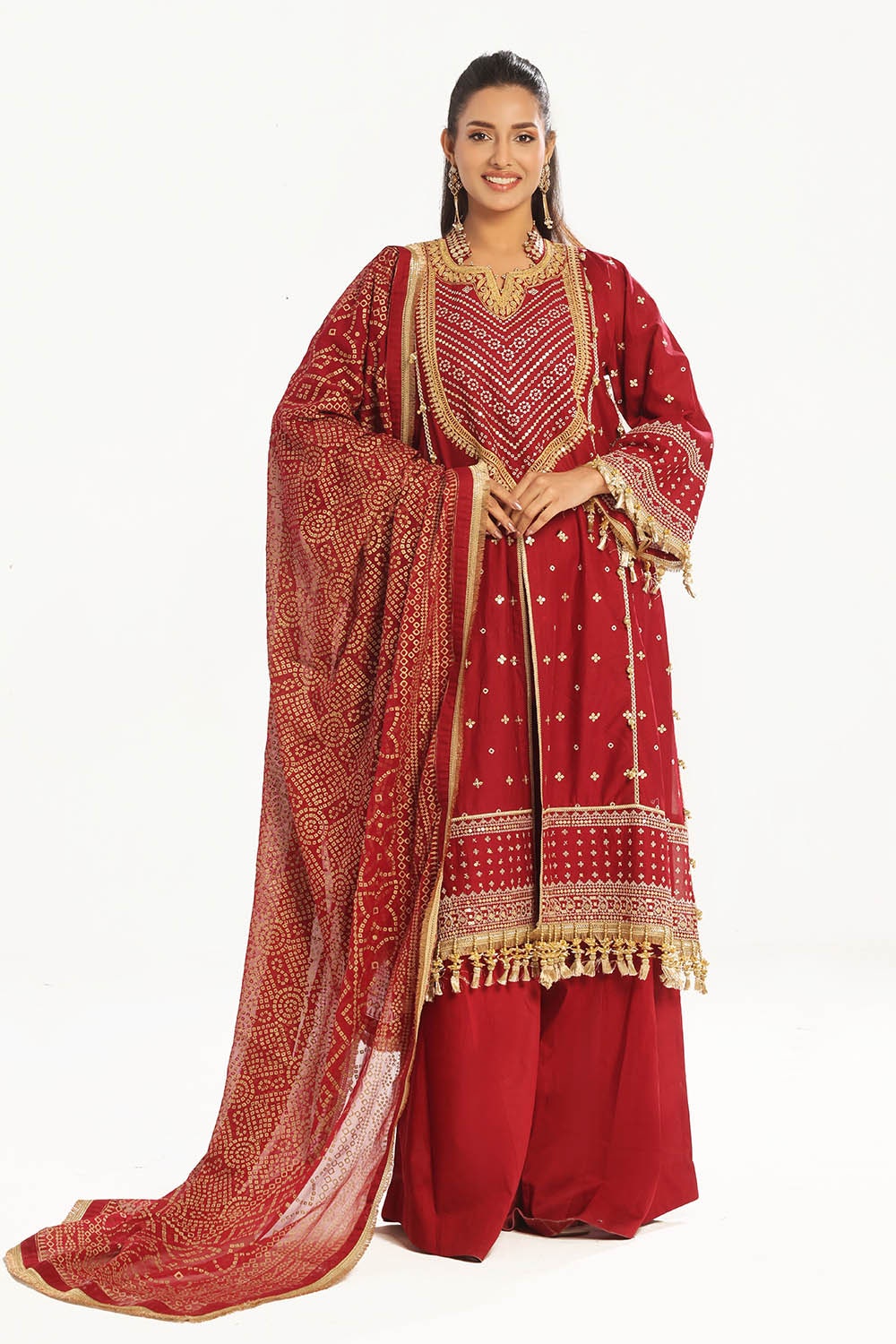 Gul Ahmed | Chunri Lawn 25 | BM-52018 - Official Gul Ahmed stockist in UK - Sakeena London