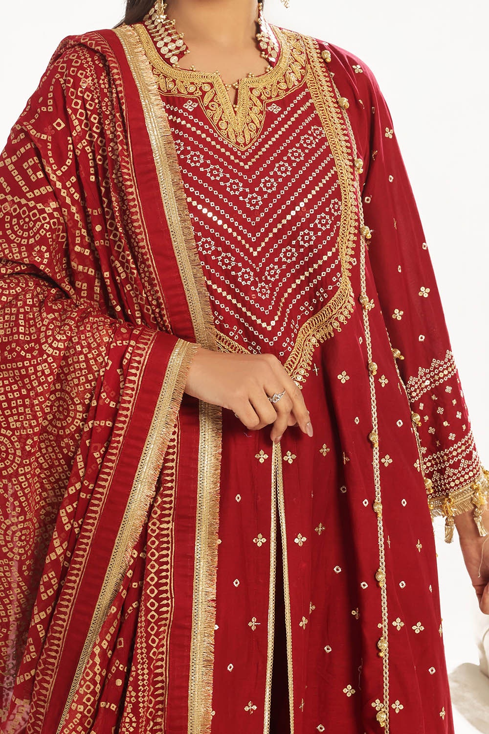 Gul Ahmed | Chunri Lawn 25 | BM-52018 - Official Gul Ahmed stockist in UK - Sakeena London