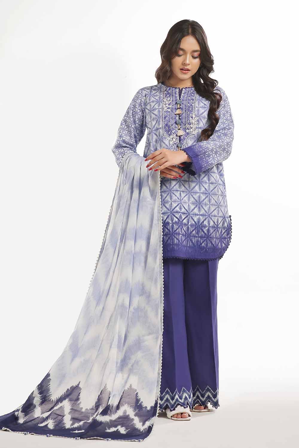 Gul Ahmed | MalMal Collection 24 | ML-42010 - Official Gul Ahmed stockist in UK - Sakeena London