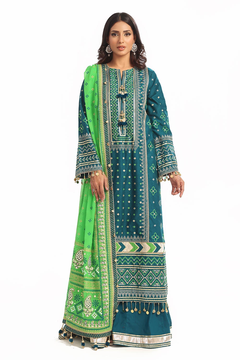 Gul Ahmed | Chunri Lawn 25 | BM-52025 - Official Gul Ahmed stockist in UK - Sakeena London