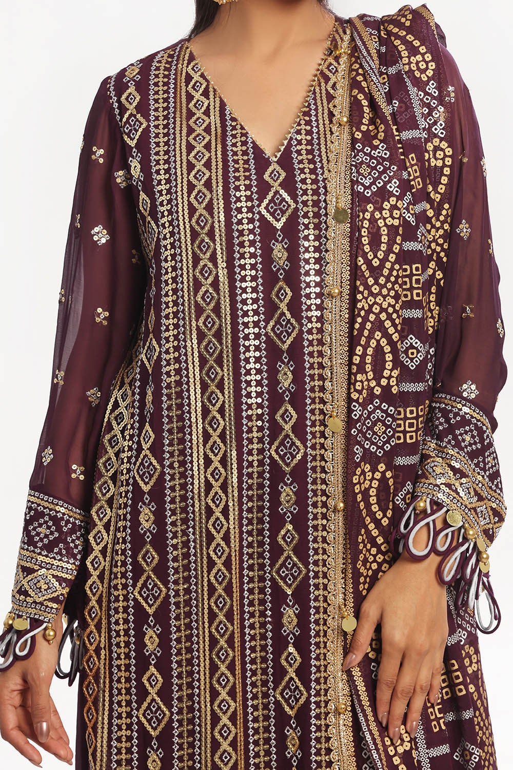 Gul Ahmed | Chunri Lawn 25 | BM-52023 - Official Gul Ahmed stockist in UK - Sakeena London