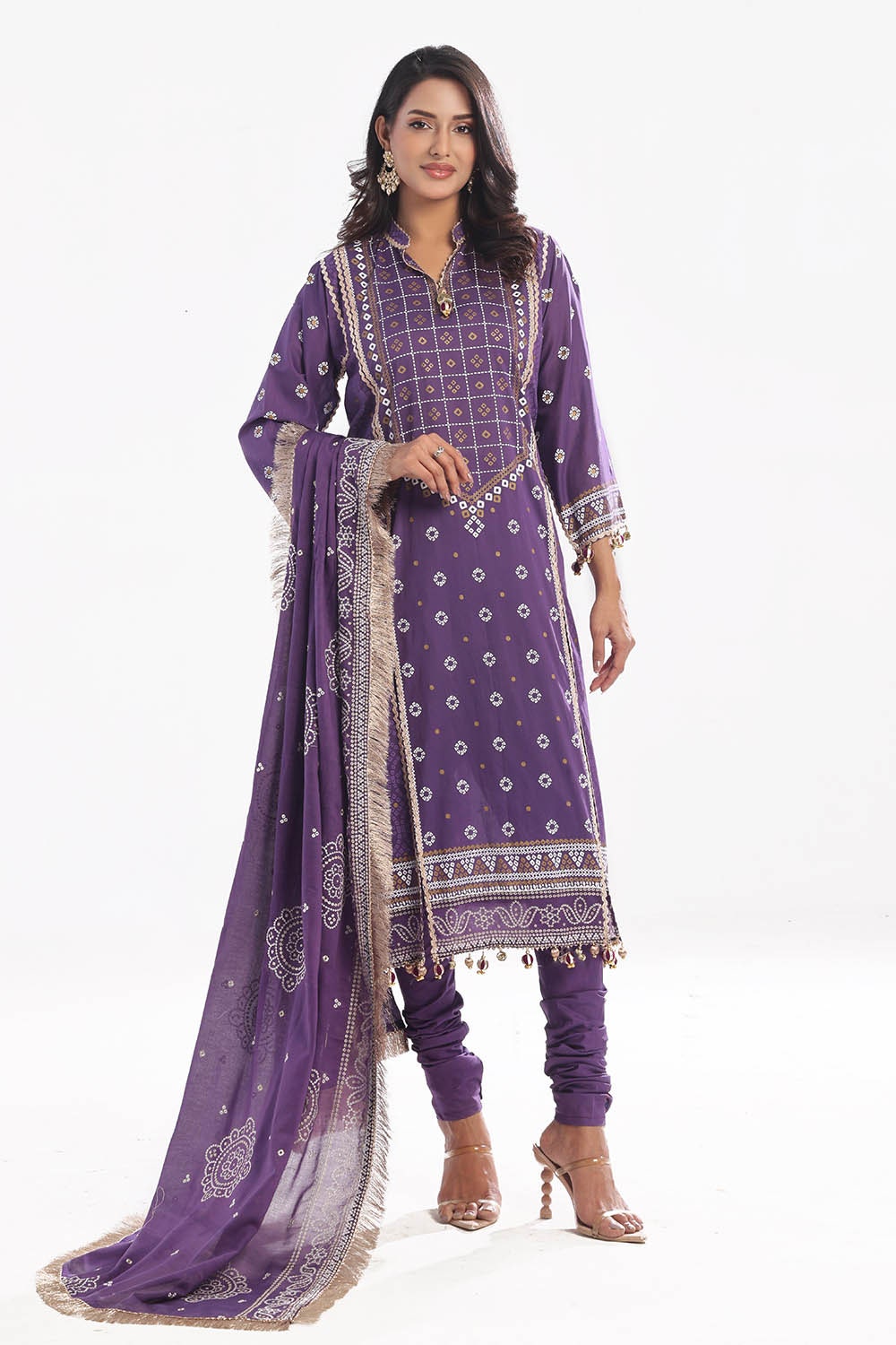 Gul Ahmed | Chunri Lawn 25 | CL-52169 - Official Gul Ahmed stockist in UK - Sakeena London