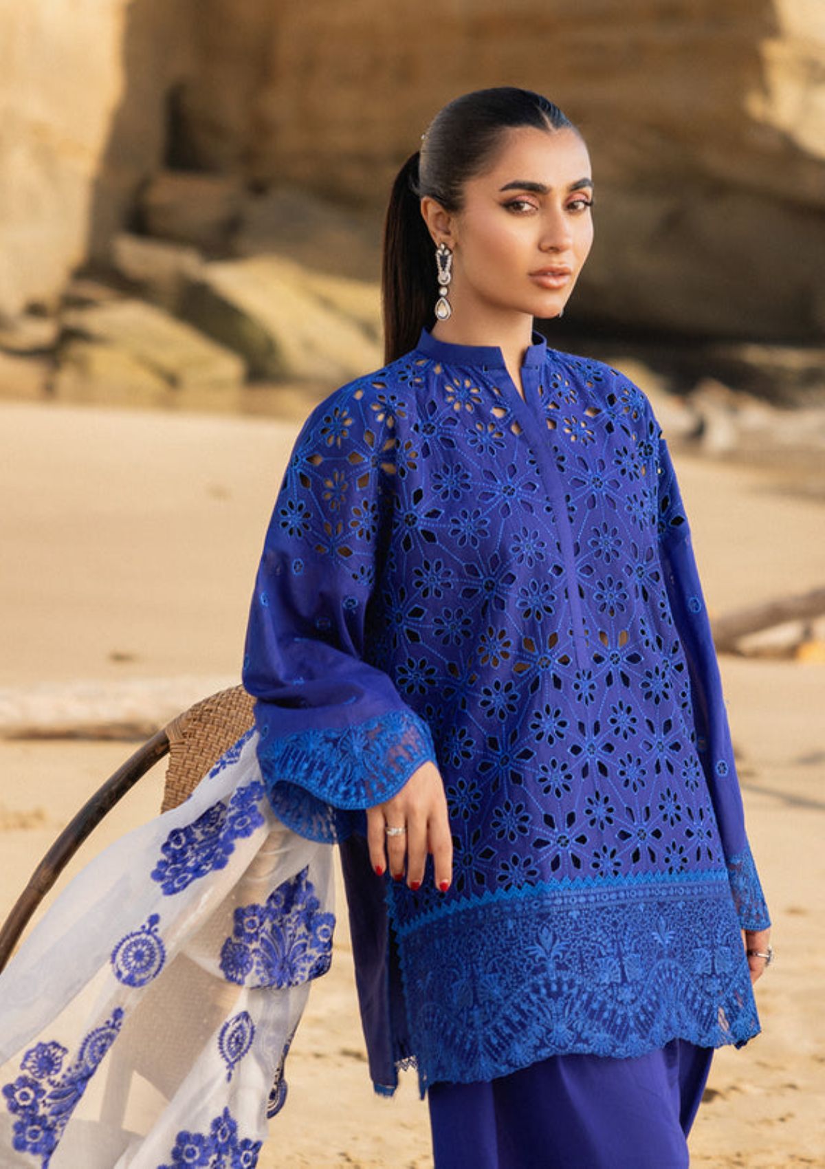 Lawn Collection - Zainab Chottani - Chikankari 24 - ZCC#7A - Motia