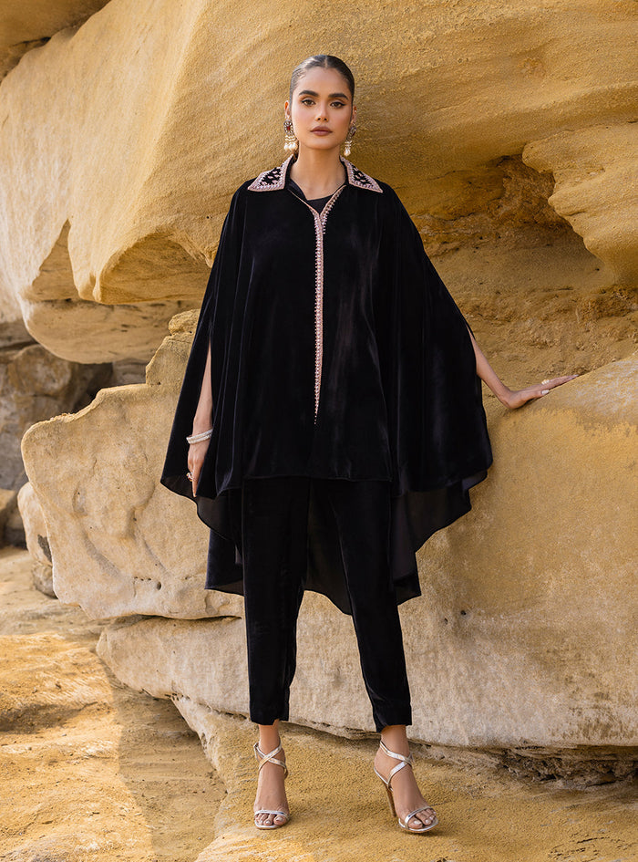 Zainab Chottani | The Kaftan Edit | Black Plum - Official Zainab Chottani stockist in UK - Sakeena London