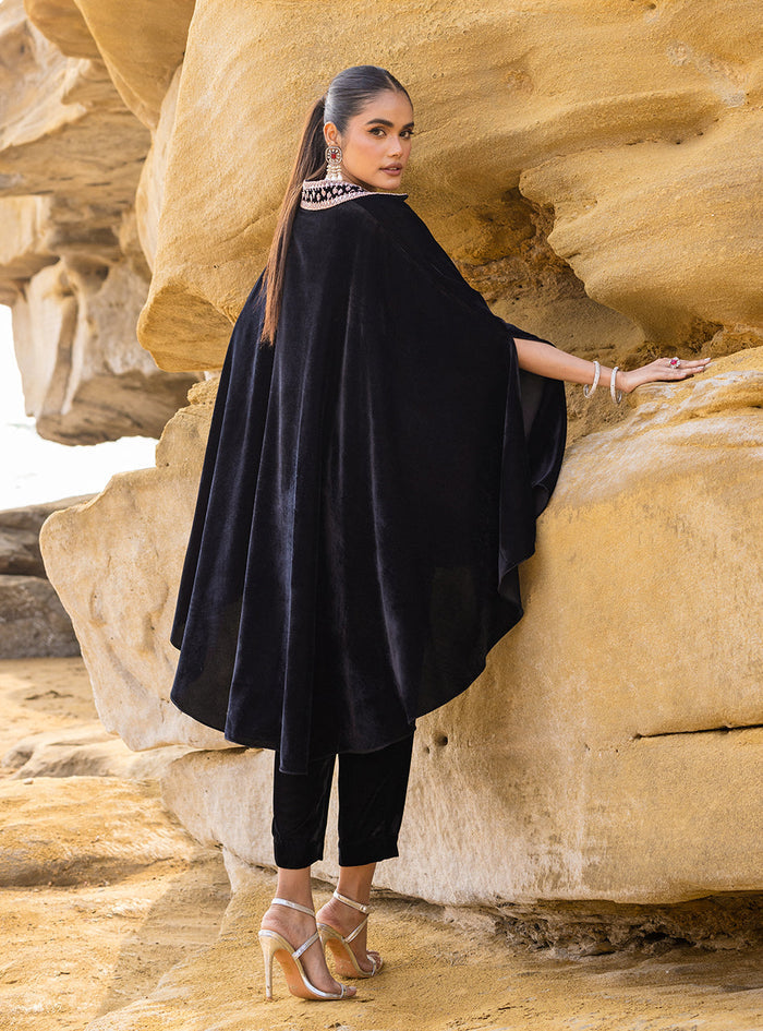 Zainab Chottani | The Kaftan Edit | Black Plum - Official Zainab Chottani stockist in UK - Sakeena London