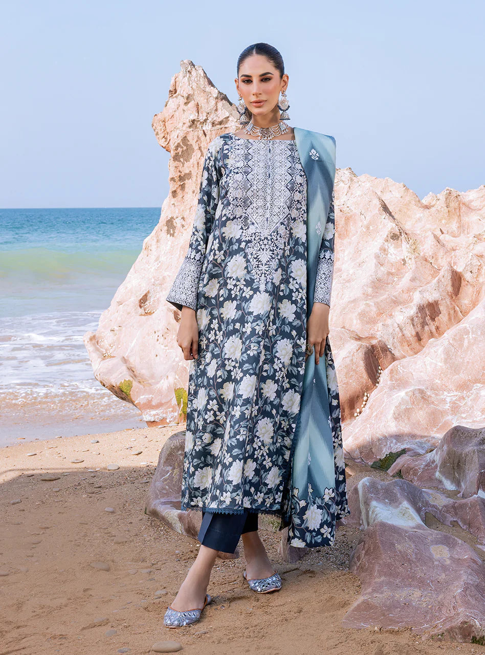 Winter Collection - Zainab Chottani - Winter Shawl 23 - Kinara