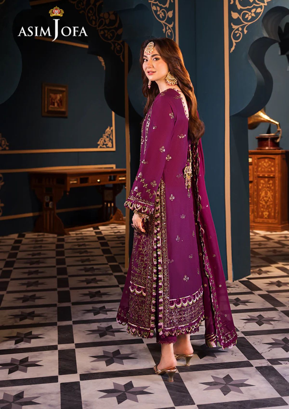 Lawn Collection - Asim Jofa - Fasana - e - Ishq - AFI24#11
