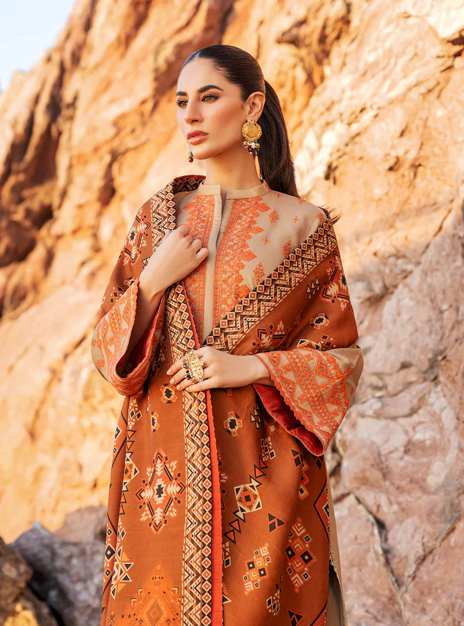 Winter Collection - Zainab Chottani - Winter Shawl 23 - Azal