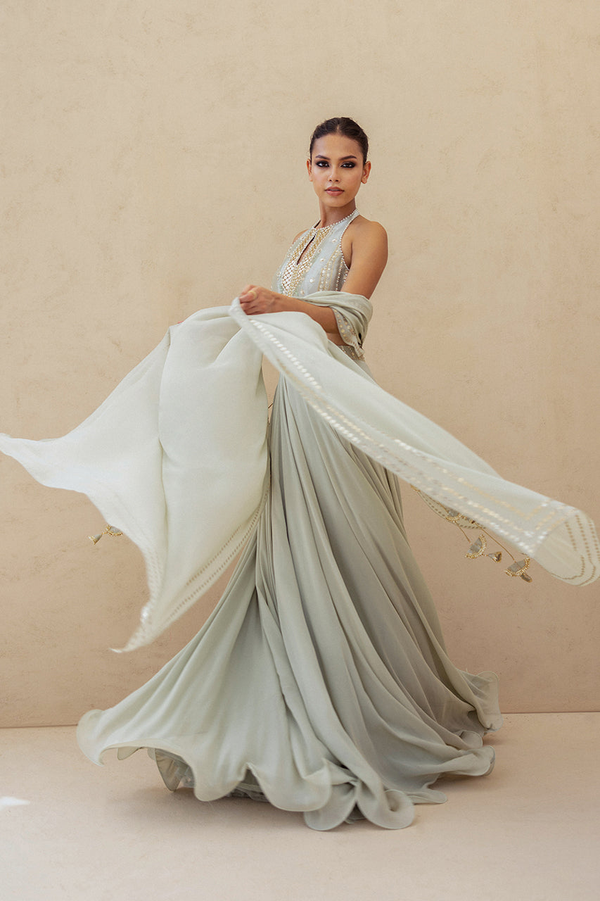 Sania Maskatiya | Fall Festive Shimmer | Dalia - Official Sania Maskatiya stockist in UK - Sakeena London