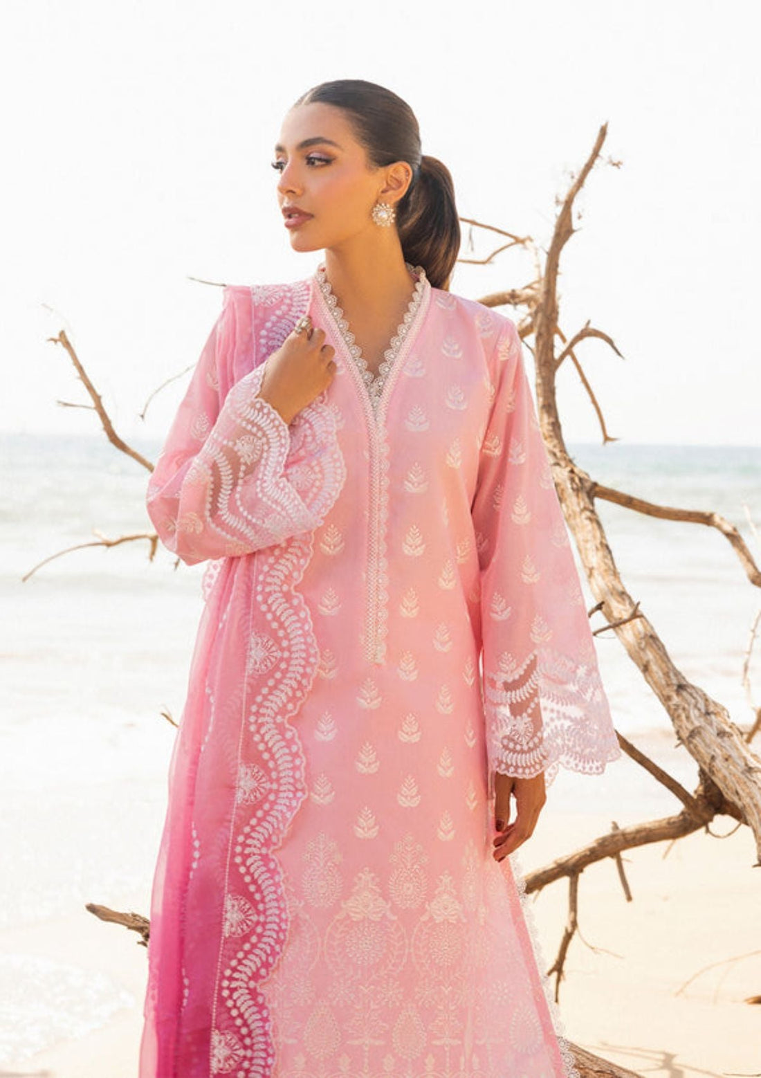 Lawn Collection - Zainab Chottani - Chikankari 24 - ZCC#8B - Amyra