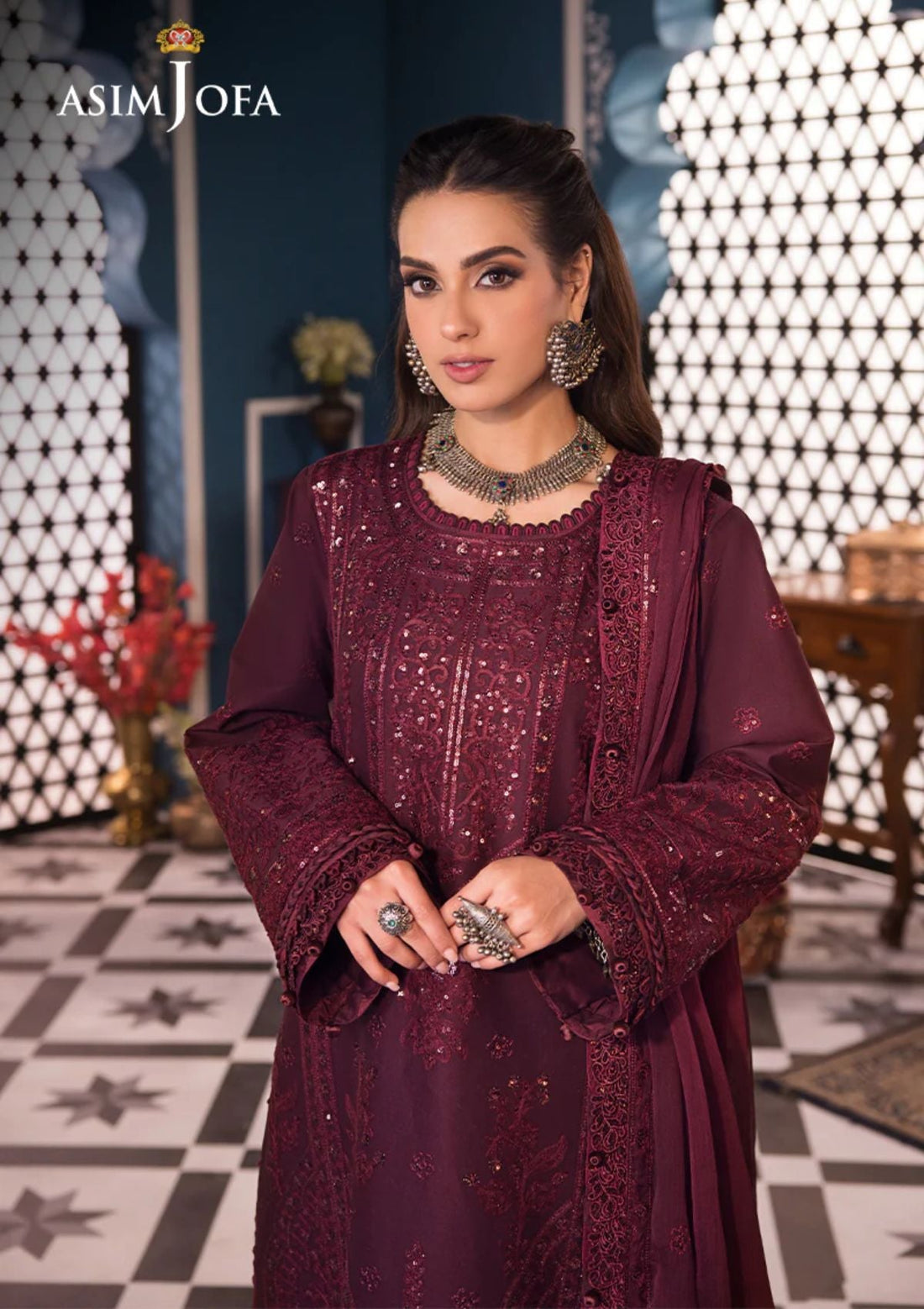 Lawn Collection - Asim Jofa - Fasana - e - Ishq - AFI24#09