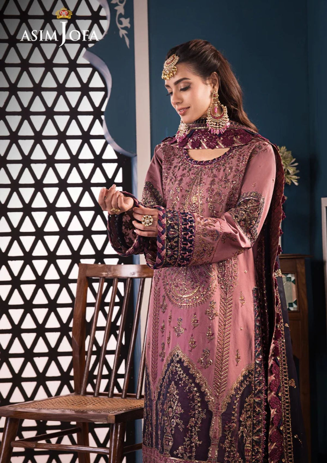 Lawn Collection - Asim Jofa - Fasana - e - Ishq - AFI24#22