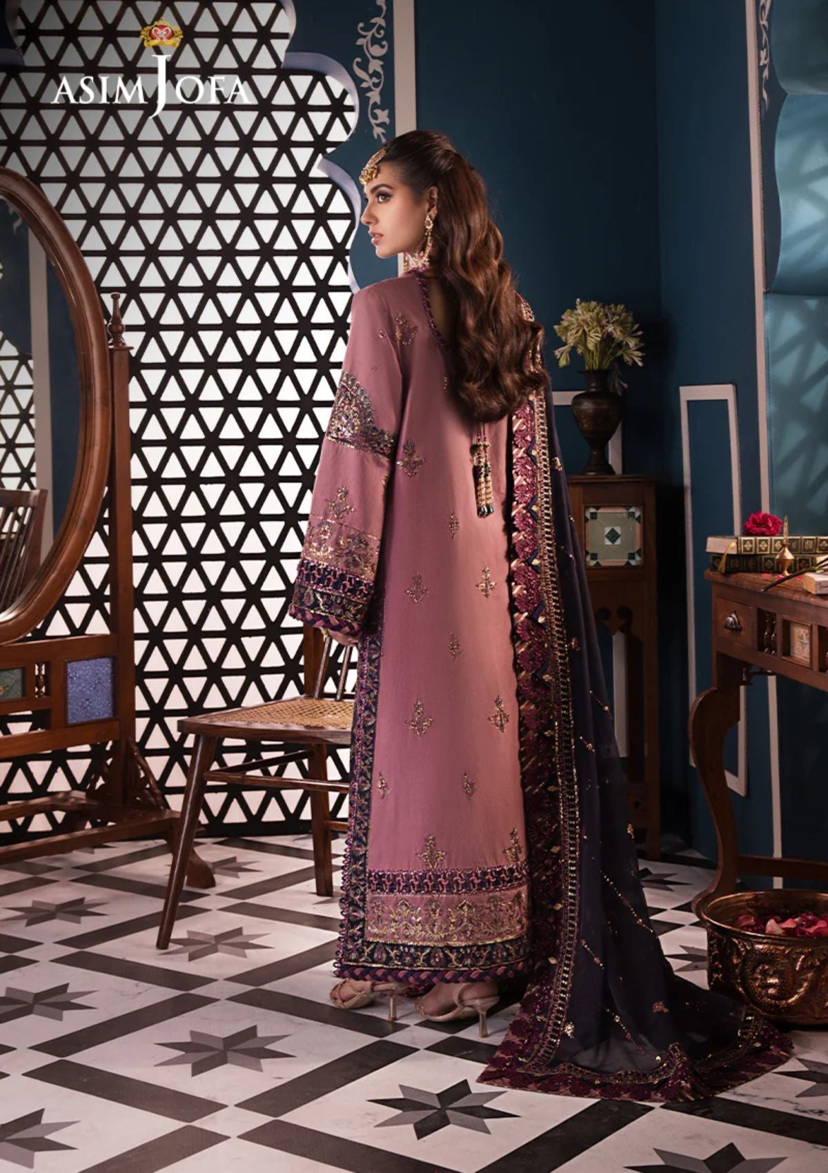 Lawn Collection - Asim Jofa - Fasana - e - Ishq - AFI24#22