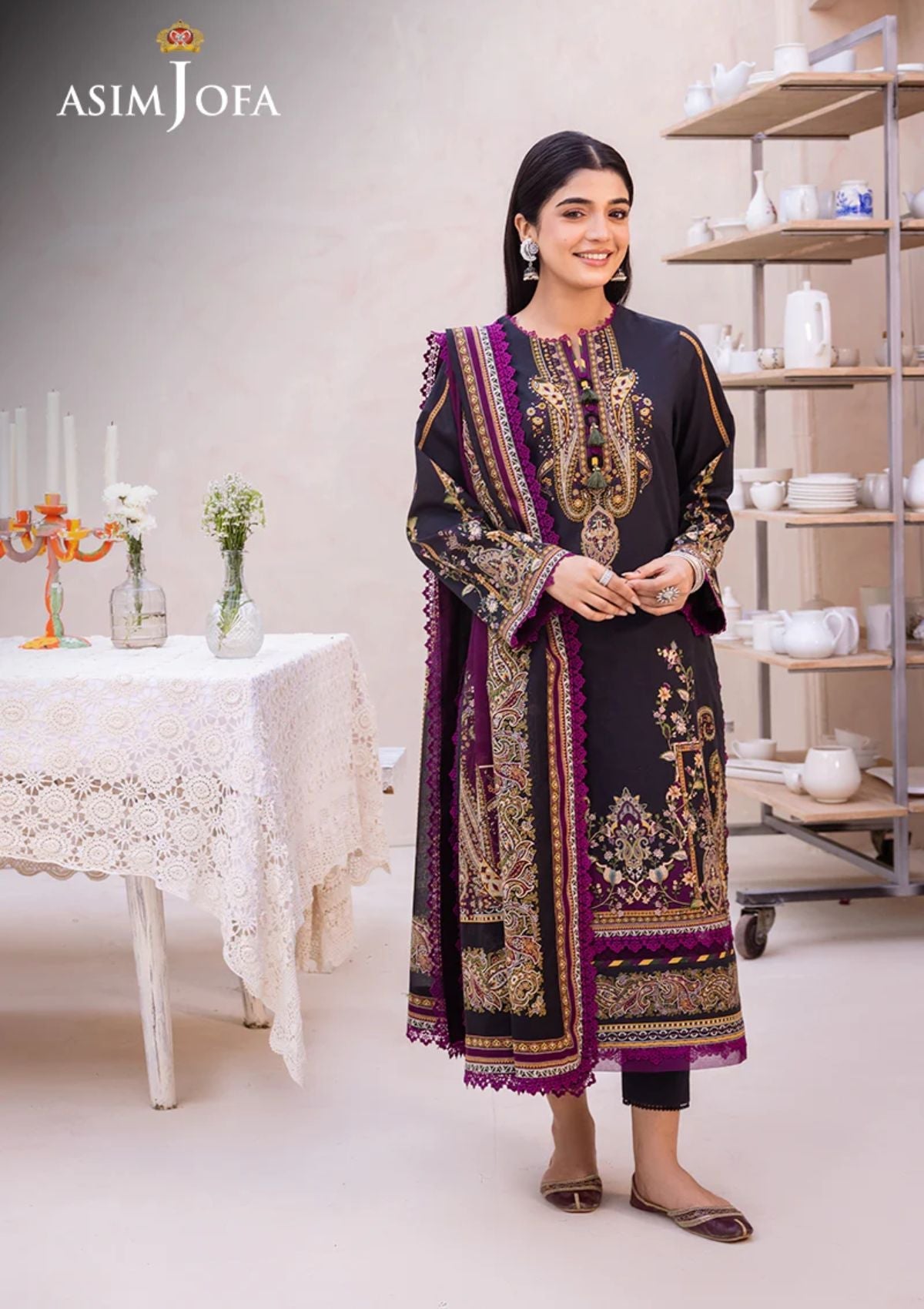 Lawn Collection - Asim Jofa - Prints - AJP24#17